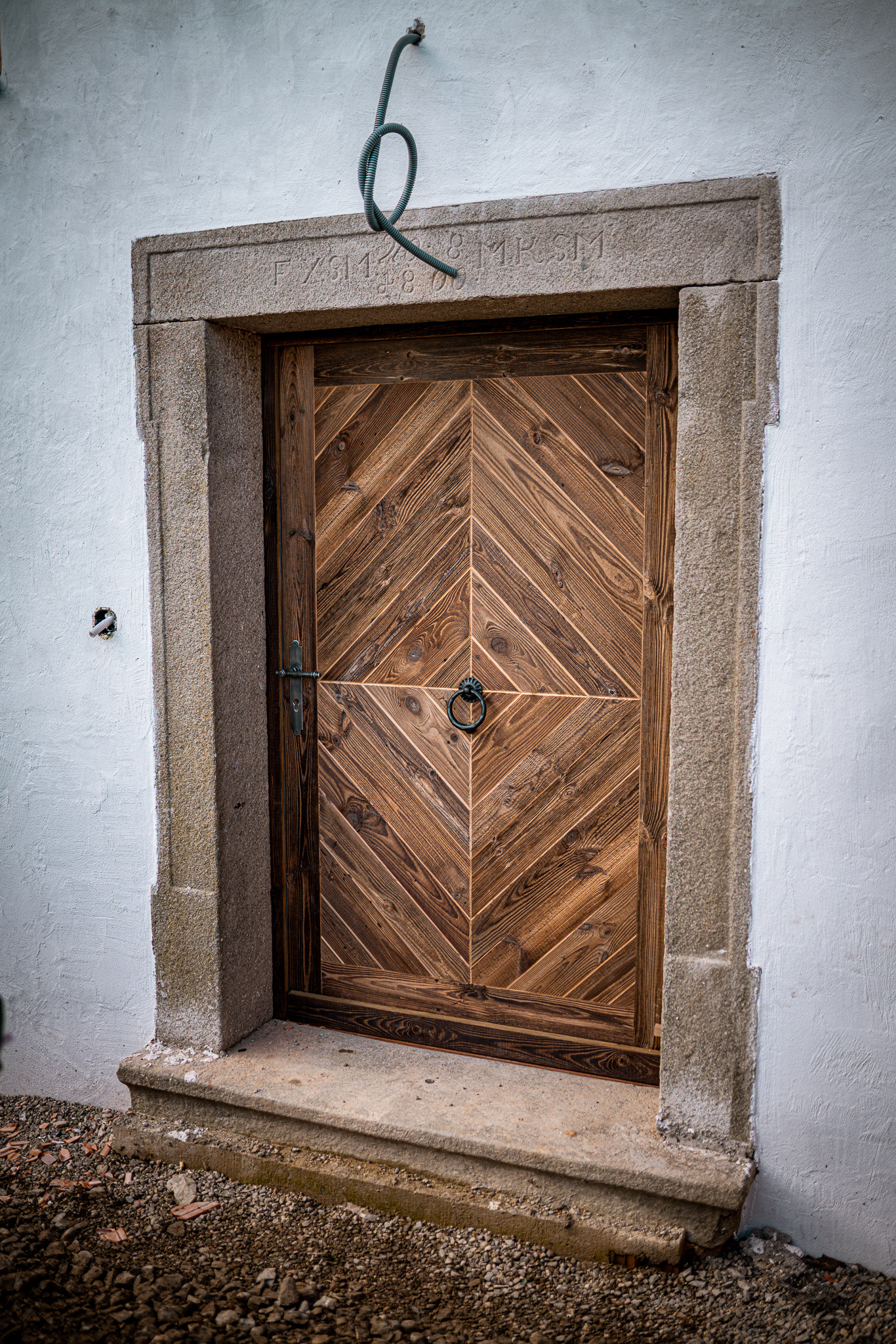Eine neue Haustür aus altem Holz - Meine Haustür aus Holz
