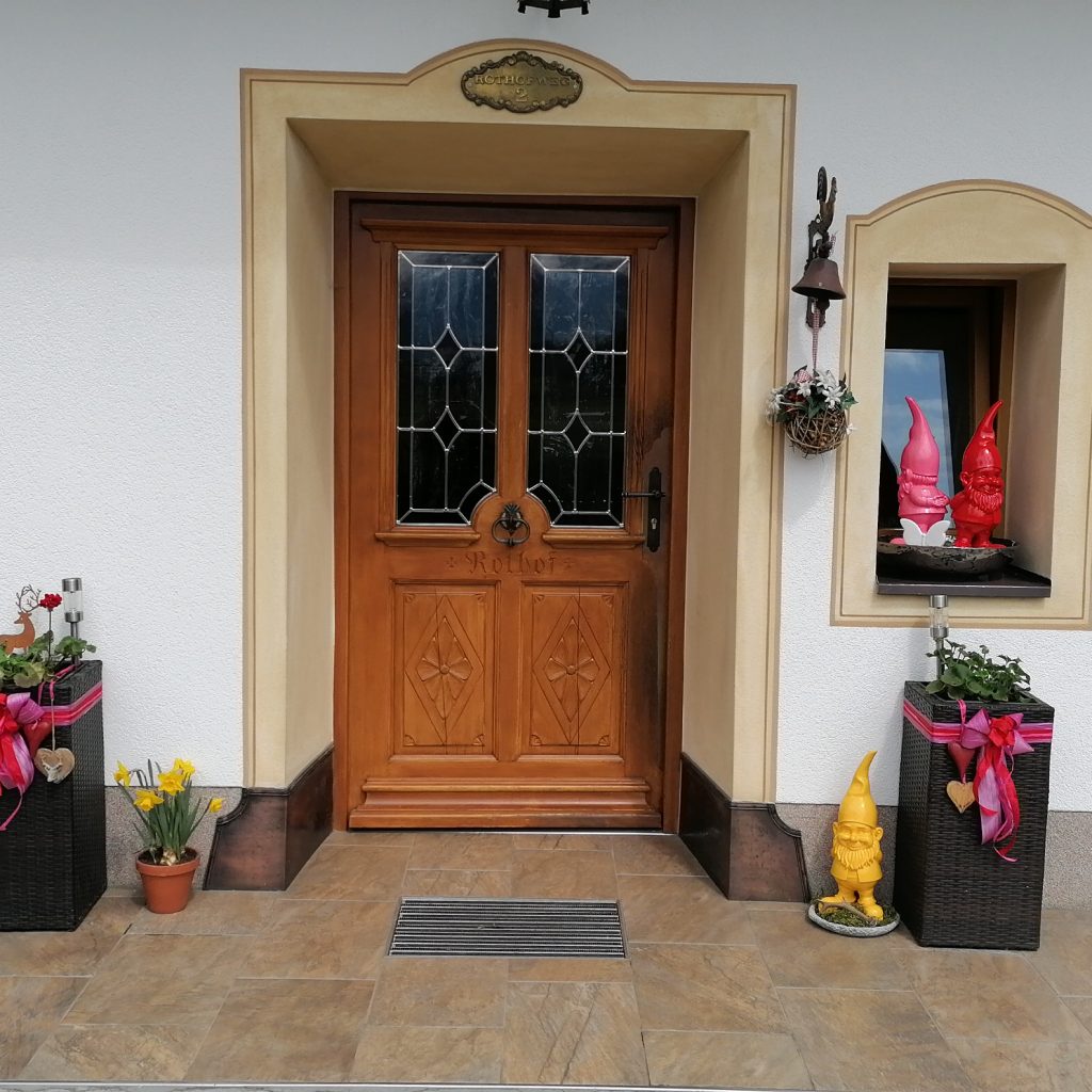 Bauernhaus - Meine Haustür aus Holz
